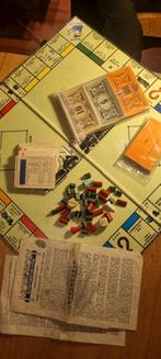 Oud Monopoly spel - veel gebruikt, Vijf spelers of meer, Ophalen of Verzenden, Gebruikt, Parker Brothers