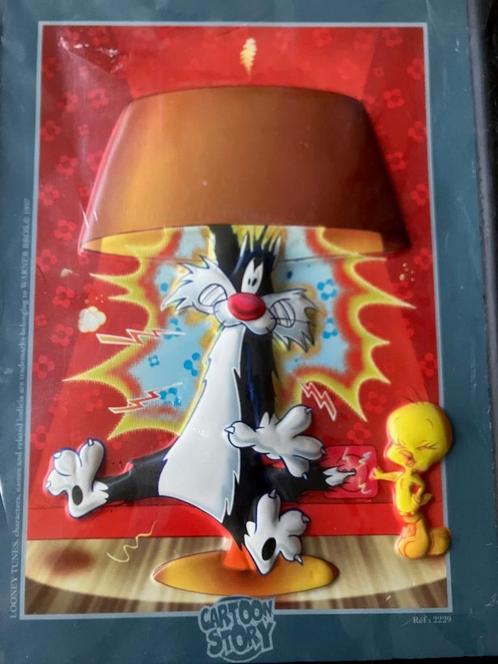 Looney Tunes 3D afbeelding in lijst Tweety & Sylvester 1997, Verzamelen, Stripfiguren, Zo goed als nieuw, Overige typen, Looney Tunes