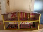 Retro vintage houten poppenhuis, Kinderen en Baby's, Ophalen, Gebruikt