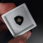 Toermalijn plakje 2 kleurig, Ophalen of Verzenden, Zo goed als nieuw