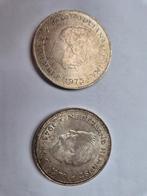 2 Zilveren Tientjes Juliana, Postzegels en Munten, Munten | Nederland, Koningin Juliana, Zilver, Ophalen of Verzenden, Losse munt