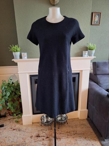 Lola zwart basic M 38 winter jurk jurkje scheerwol beschikbaar voor biedingen