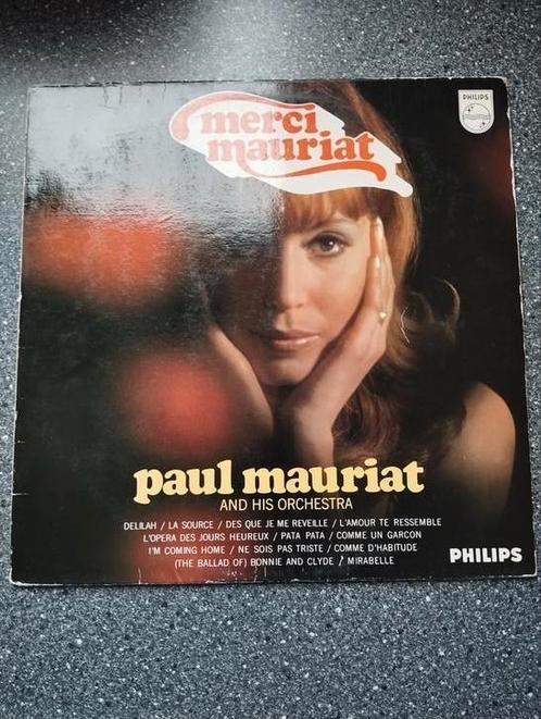 Paul Mauriat and his orchestra - Merci Mauriat - vinyl LP, Cd's en Dvd's, Vinyl | Wereldmuziek, Zo goed als nieuw, Ophalen of Verzenden