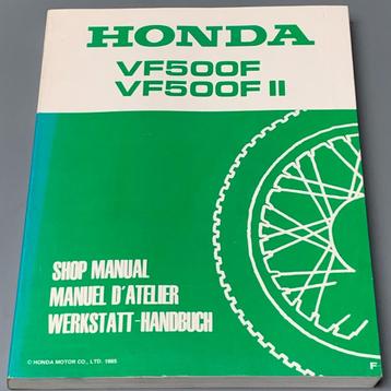 Honda VF500F workshop / service manual beschikbaar voor biedingen