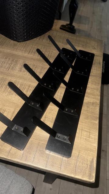 Kapstok Zwart / Wall Coat Rack Black beschikbaar voor biedingen