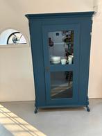 Blauwe Grenen Buffetkast - Gerestyled, Huis en Inrichting, Kasten | Buffetkasten, Ophalen, Gebruikt, 100 tot 150 cm, Landelijk