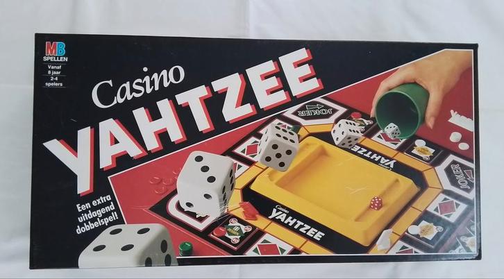 Casino Yahtzee in goede staat en compleet., Hobby en Vrije tijd, Gezelschapsspellen | Bordspellen, Ophalen of Verzenden