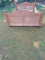Mooi grenen houten bed, Antiek en Kunst, Antiek | Meubels | Bedden, Ophalen