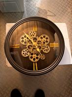 Stijlvolle Wandklok met Tandwiel Design Nieuw, Ophalen of Verzenden, Nieuw, Wandklok