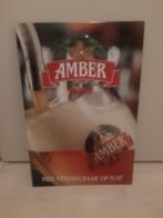 grolsch amber reclame bord 39 x 59 cm., Ophalen of Verzenden, Zo goed als nieuw, Reclamebord, Plaat of Schild, Grolsch