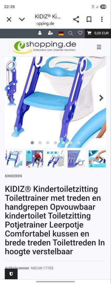 Kindertoiletzitting nieuw in doos beschikbaar voor biedingen