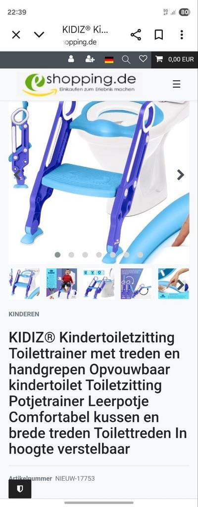 Kindertoiletzitting nieuw in doos, Kinderen en Baby's, Kinderkamer | Tafels en Stoelen, Nieuw, Stoel(en), Ophalen of Verzenden