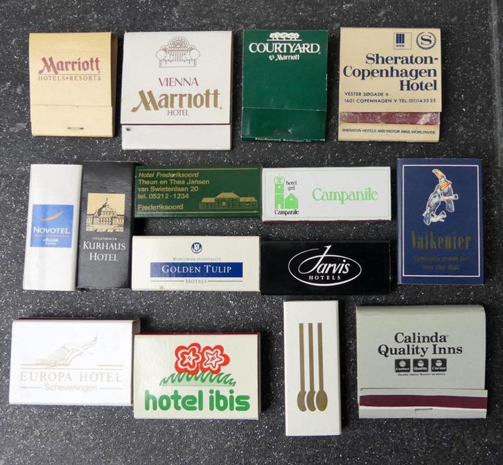 Lucifers hotels Marriott Kurhaus Van der Valk Ibis Sheraton, Verzamelen, Merken en Reclamevoorwerpen, Zo goed als nieuw, Gebruiksvoorwerp
