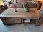 Salontafel van acaciahout 140cm/80cm, Huis en Inrichting, Tafels | Salontafels, Ophalen, Gebruikt, 100 tot 150 cm, 50 tot 100 cm