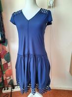 Travelstof jurk van INDIES mt 38, Maat 38/40 (M), Blauw, Ophalen of Verzenden, Zo goed als nieuw