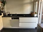 GREEPLOOS HOOGGLANS KEUKEN + APPARATUUR, Huis en Inrichting, Keuken | Complete keukens, Ophalen, Wit, Hoekkeuken, Graniet of Steen