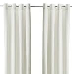 witte gordijnen met witte roedes Ikea, Ophalen, 100 tot 150 cm, 200 cm of meer, Zo goed als nieuw