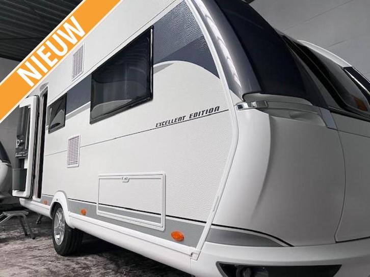 Hobby 495 UL Excellent Edition 2025, Caravans en Kamperen, Caravans, Bedrijf, Rondzit, Hobby, 2 aparte bedden, Overige typen, Gascomfoor