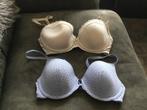 Nieuw 2 BH 70C schiesser paars en crème(€5,-), Schiesser, Ophalen, Overige kleuren, BH