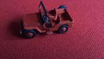 DINKY TOYS JEEP MET RECHTE VOORRUIT+ RESERVE WIEL OOK HANDIG, Hobby en Vrije tijd, Modelauto's | 1:43, Ophalen of Verzenden, Gebruikt