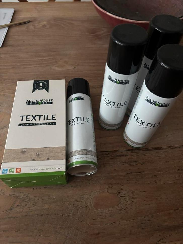 All in House Textile Protector + Care & Protect Kit, Huis en Inrichting, Stoffering | Tapijten en Kleden, Nieuw, Minder dan 50 cm