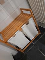 Tweedelige uittrekbare bamboe wasmand!, Ophalen of Verzenden, Zo goed als nieuw, Wit, Overige typen