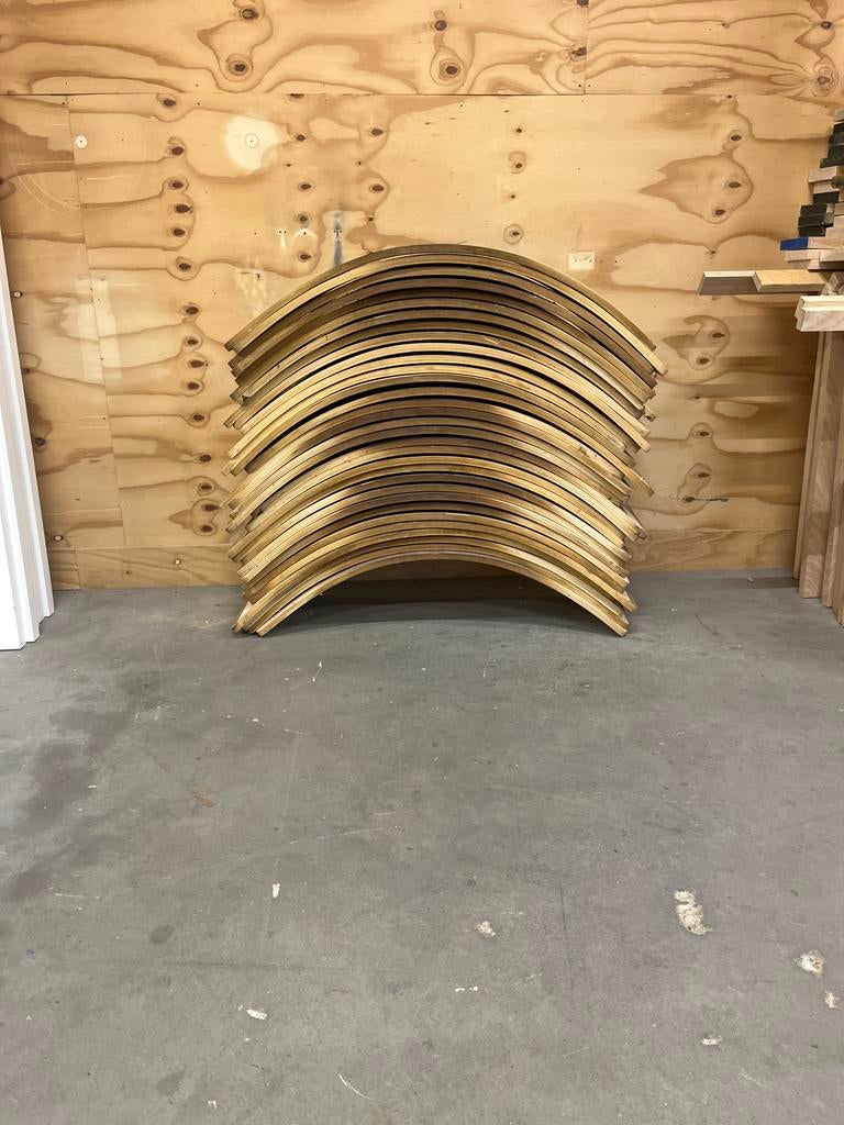 32 balansplanken met rookschade, Ophalen