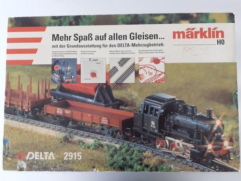 Märklin Startset met vakwerkbrug (art.nr 2915), Hobby en Vrije tijd, Modeltreinen | H0, Gebruikt, Treinset, Wisselstroom, Märklin