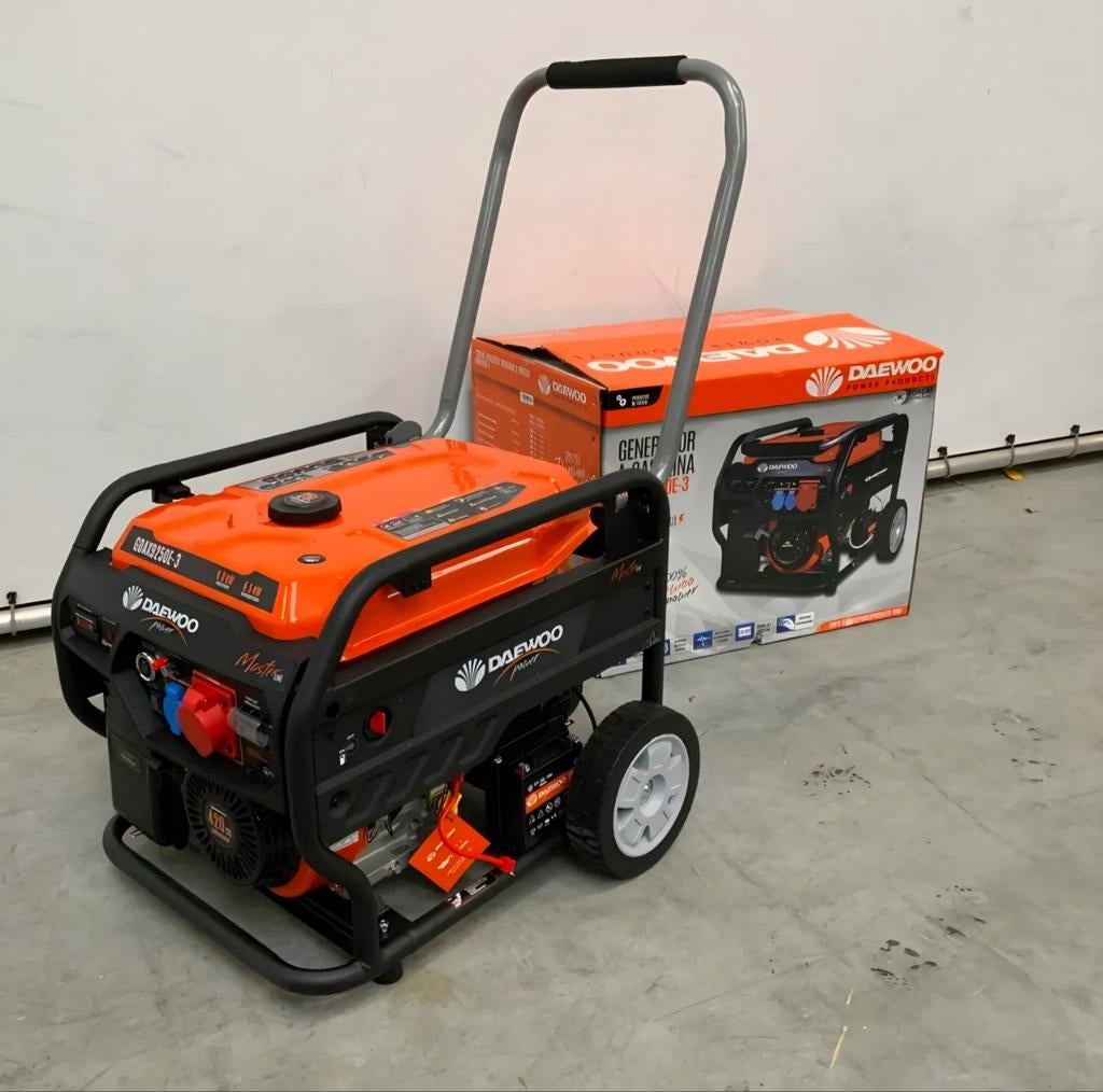 Nieuw! Stroom Aggregaat 6,5 kW DAEWOO GDAX 9250E-3, Ophalen of Verzenden, Nieuw