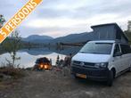 Camper Huren|Volkswagen|5 persoons|lange wielbasis|buscamper, Caravans en Kamperen, Verhuur