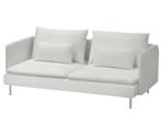 Ikea Soderhamn 3-zits wit nette staat, Ophalen, Gebruikt, 100 tot 125 cm, Driepersoons