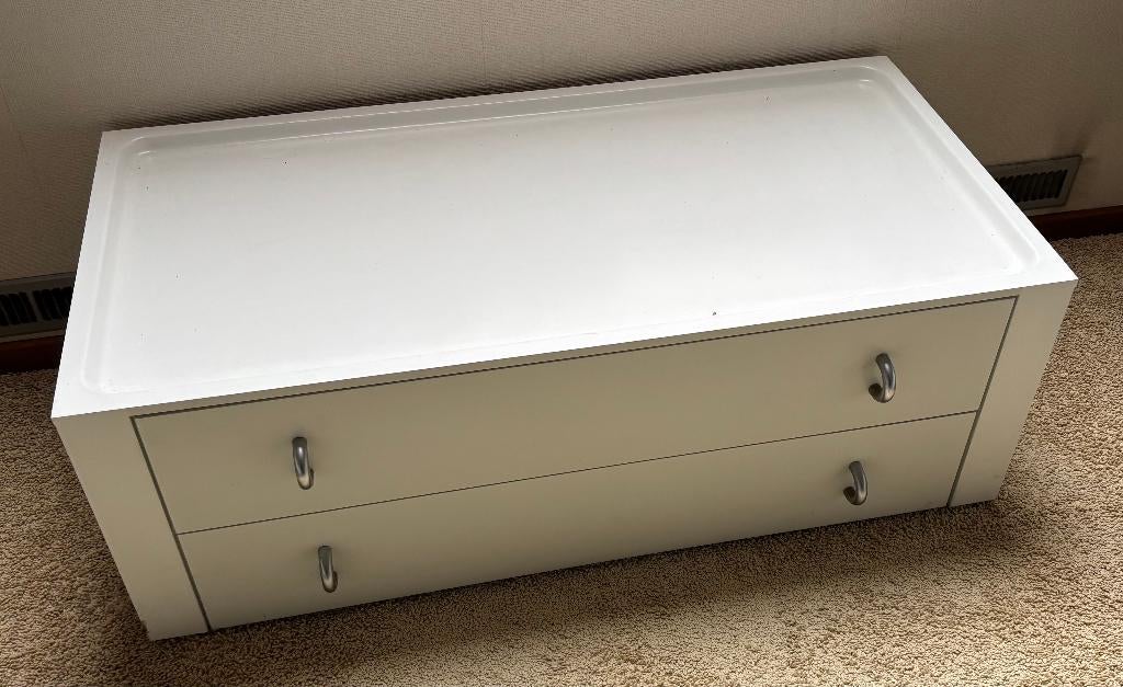 Interlübcke lage ladenkast uit de jaren '70, Huis en Inrichting, Kasten | Ladekasten, Ophalen, Gebruikt, 1 of 2 laden, 50 tot 100 cm