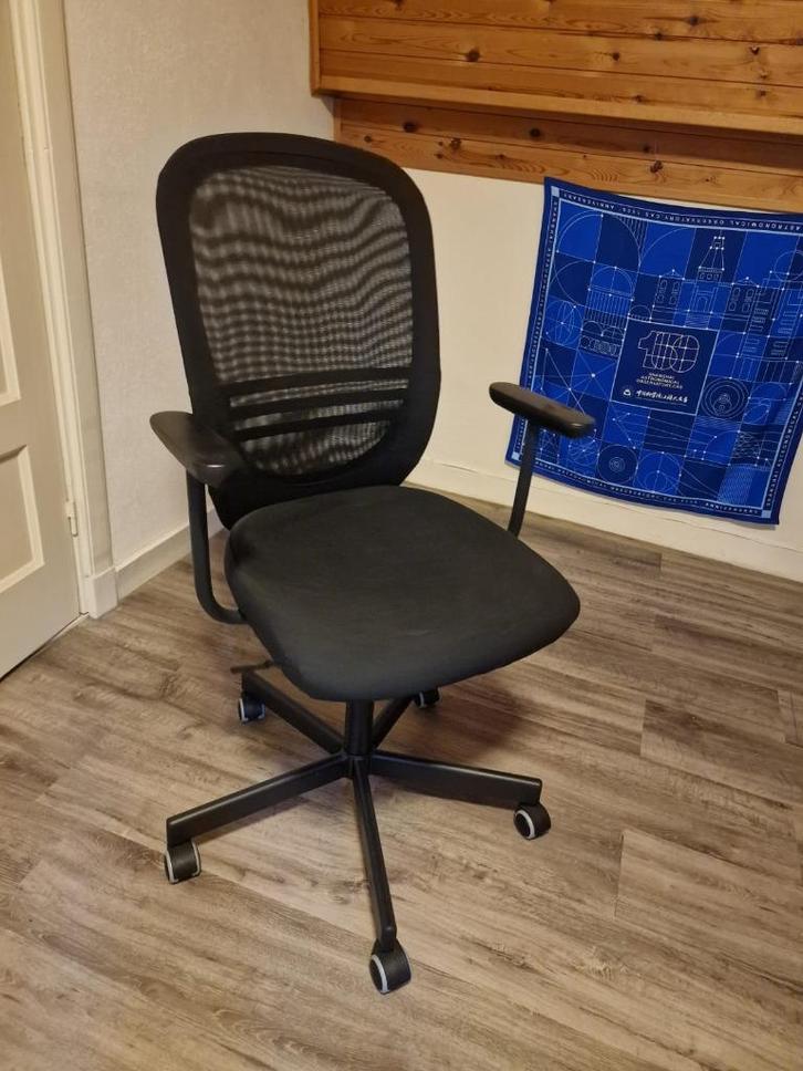 Flintan N Burst Bureaustoel zwarte, Huis en Inrichting, Bureaustoelen, Zo goed als nieuw, Bureaustoel, Zwart, Ergonomisch, Ophalen