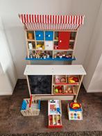 houten speelwinkel compleet!, Kinderen en Baby's, Speelgoed | Houten speelgoed, Ophalen, Zo goed als nieuw, Overige typen