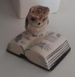 Miniatuur boekje met uil (steen) 1:12, Ophalen of Verzenden, Zo goed als nieuw, Decoratie