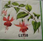 Servetten decoupage/bullet journal * Fuchsia L1718, Verzenden, Nieuw, Materiaal