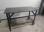 Mobiele lastafel op wielen., Doe-het-zelf en Verbouw, Werkbanken, Ophalen, Gebruikt, 70 tot 120 cm