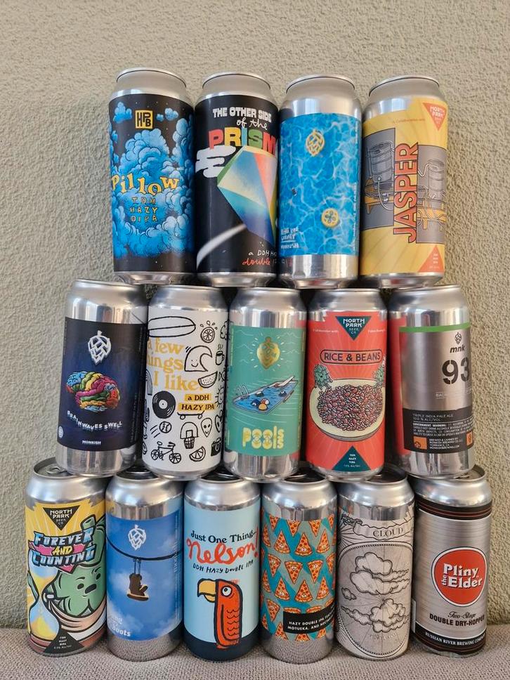 Ipa usa monkish, greencheek, north park, russian river, Verzamelen, Biermerken, Nieuw, Overige merken, Ophalen of Verzenden
