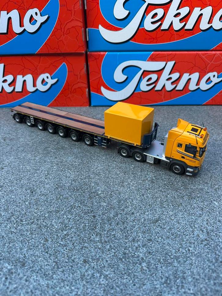 Tekno / Tonkin Scania R-Streamline Highline 6x4 Boekestijn, Hobby en Vrije tijd, Modelauto's | 1:50, Ophalen of Verzenden