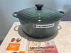 Nieuwe Le Creuset braadpan 28 cm in de kleur Ocean, Huis en Inrichting, Gietijzer, Nieuw, Ophalen of Verzenden, Keramische plaat