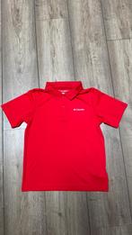 Als nieuw: rode polo Columbia Omni Shade mt M (10-12), Columbia, Ophalen of Verzenden, Zo goed als nieuw, Shirt of Longsleeve