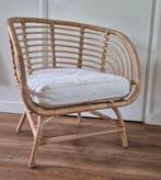 Rotan fauteuil Buskbo, Huis en Inrichting, Fauteuils, Ophalen, Gebruikt, Minder dan 75 cm, Riet of Rotan