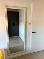 Elegante Spiegel met Crèmekleurige Lijst, Ophalen, Zo goed als nieuw, 150 tot 200 cm, Rechthoekig