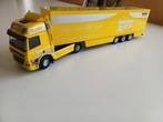Gele DAF vrachtwagen lion car 1/50, Ophalen of Verzenden, Gebruikt, Bus of Vrachtwagen, Lion Toys