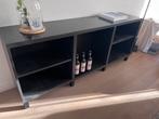 IKEA BESTA open kast zwart, Huis en Inrichting, Kasten | Wandmeubels, Ophalen, Met plank(en), Glas, 150 tot 200 cm