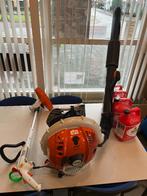 Stihl BR500 Bladblazer + Stihl FSE52 kantentrimmer + Benzine, Ophalen, Stihl, Gebruikt, Ruggedragen