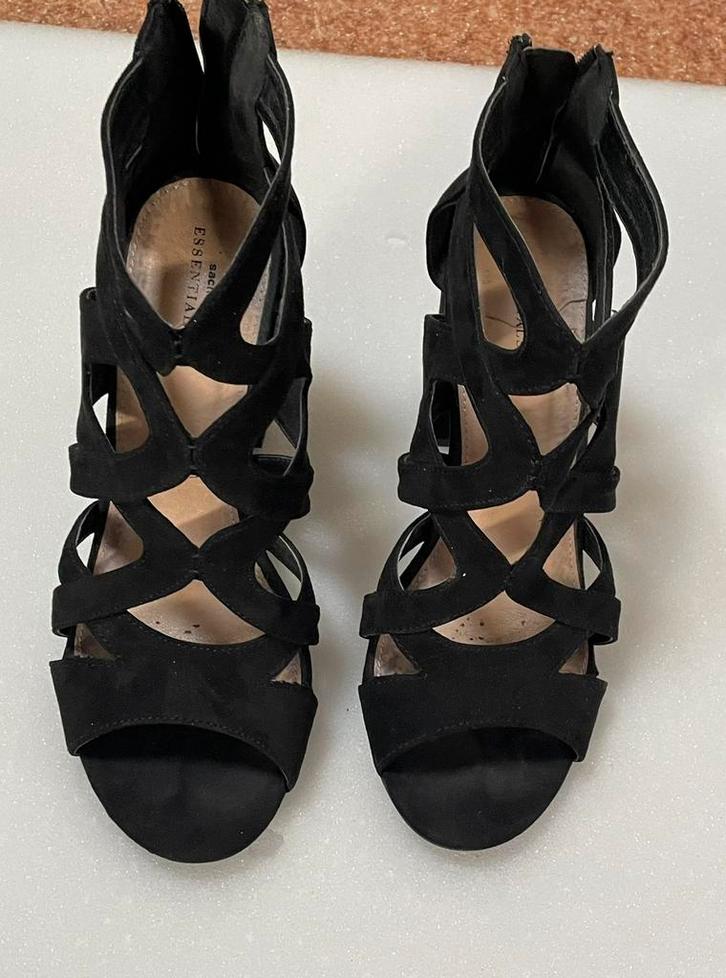Zwarte Sacha hakschoenen maat 38, Kleding | Dames, Schoenen, Zo goed als nieuw, Schoenen met hoge hakken, Zwart, Ophalen of Verzenden