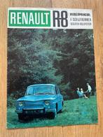 Renault R8 autofolder brochure, Ophalen of Verzenden, Gelezen, Renault