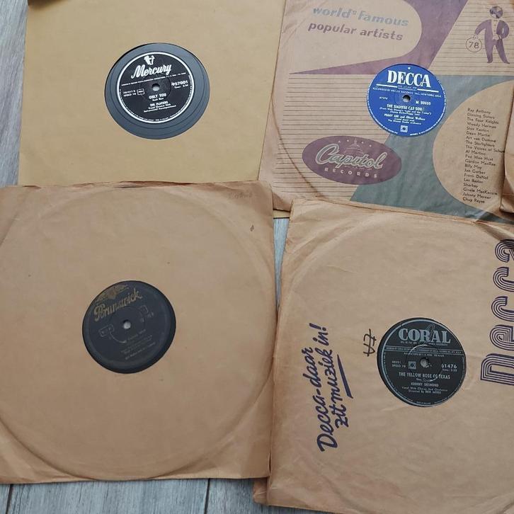 78 RMP Platen (35 stuks), Cd's en Dvd's, Vinyl | Pop, Gebruikt, Voor 1960, 10 inch, Ophalen of Verzenden