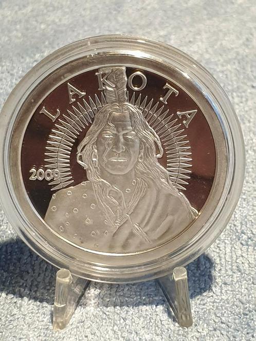 Lakota 2009, 1 oz .999 zilver (3-6), Postzegels en Munten, Edelmetalen en Baren, Zilver, Ophalen of Verzenden